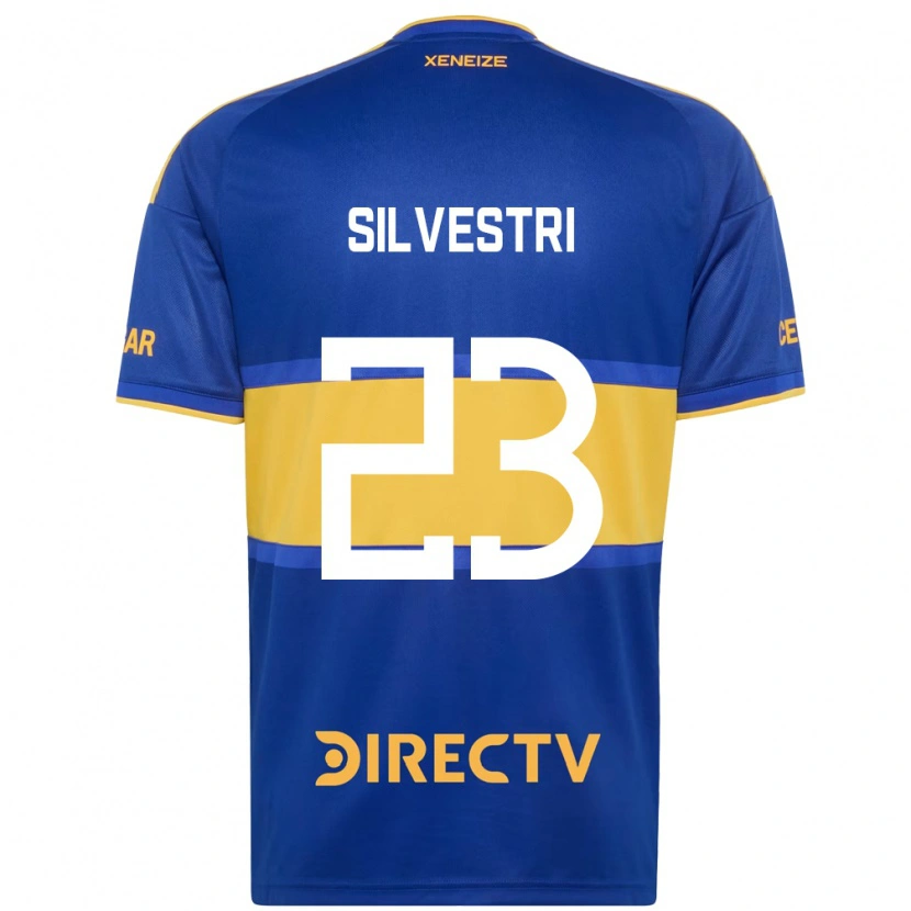 Danxen Dames Delfina Silvestri #23 Koninklijk Blauw Geel Thuisshirt Thuistenue 2026/27 T-Shirt