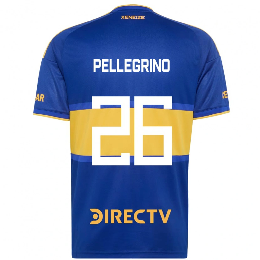 Danxen Dames Marco Pellegrino #26 Koninklijk Blauw Geel Thuisshirt Thuistenue 2026/27 T-Shirt