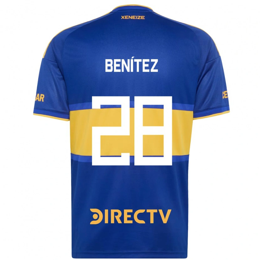 Danxen Dames Yazmín Benítez #28 Koninklijk Blauw Geel Thuisshirt Thuistenue 2026/27 T-Shirt