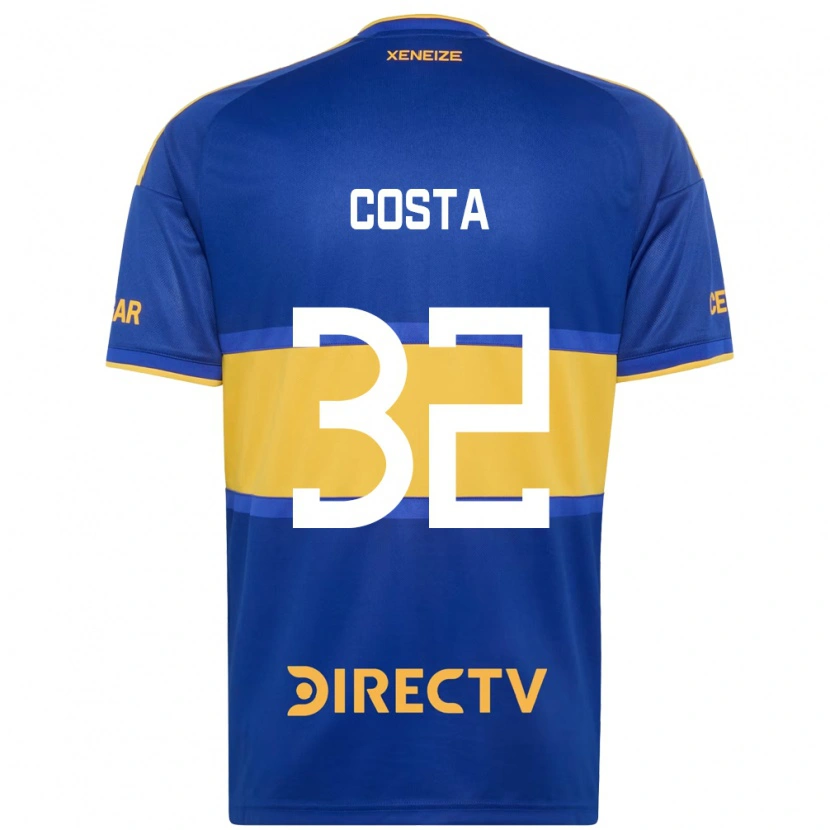 Danxen Dames Ayrton Costa #32 Koninklijk Blauw Geel Thuisshirt Thuistenue 2026/27 T-Shirt