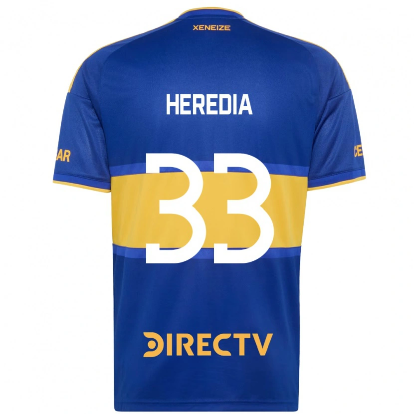 Danxen Dames Agustín Heredia #33 Koninklijk Blauw Geel Thuisshirt Thuistenue 2026/27 T-Shirt