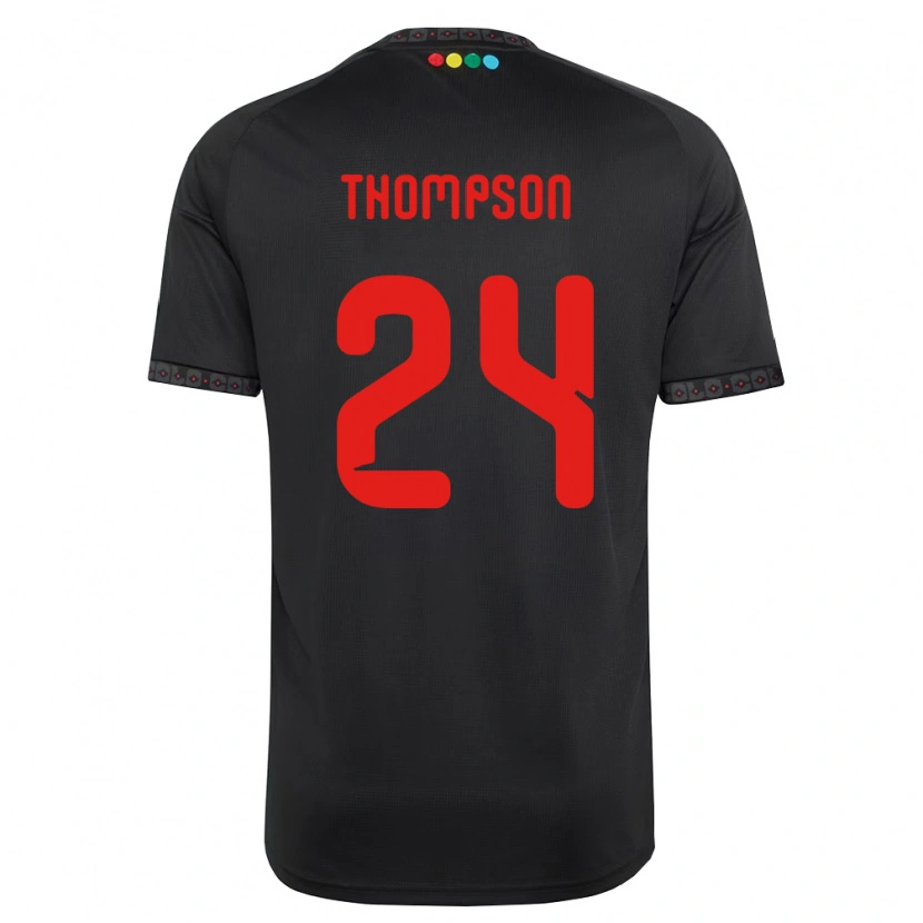 Danxen Dames Jordhy Thompson #24 Zwart Rood Uitshirt Uittenue 2026/27 T-Shirt