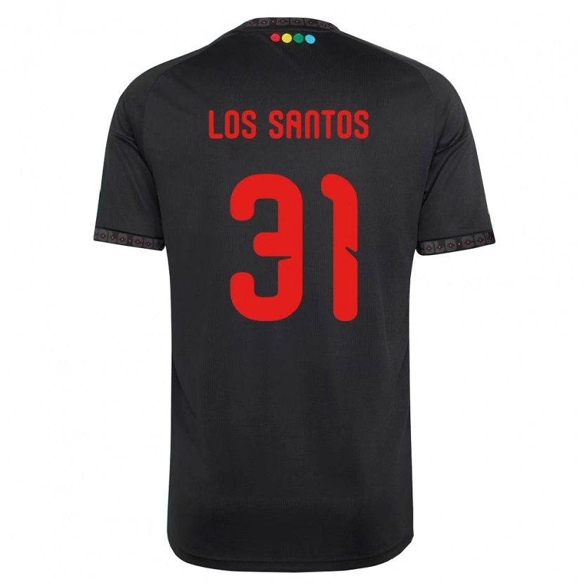 Danxen Dames Matías De Los Santos #31 Zwart Rood Uitshirt Uittenue 2026/27 T-Shirt