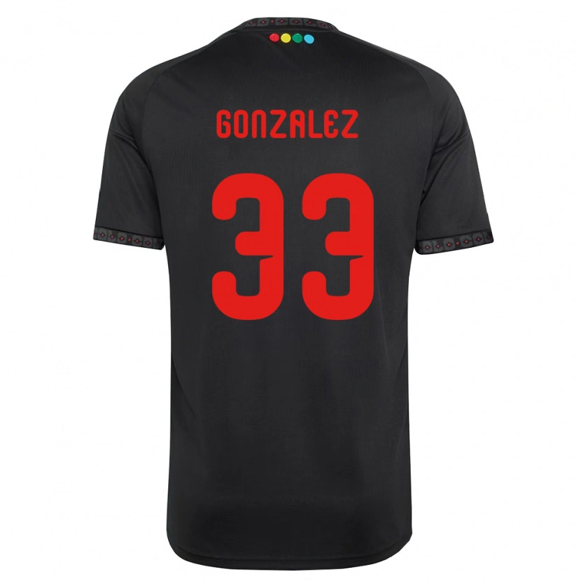 Danxen Dames Ramiro González #33 Zwart Rood Uitshirt Uittenue 2026/27 T-Shirt