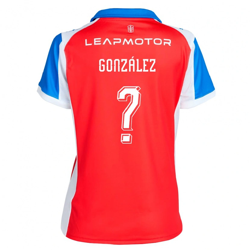 Danxen Dames Simón González #0 Rood Blauw Uitshirt Uittenue 2026/27 T-Shirt