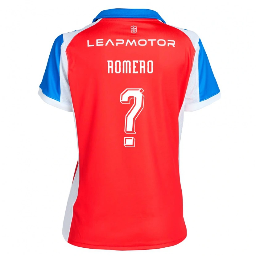Danxen Dames Leenhan Romero #0 Rood Blauw Uitshirt Uittenue 2026/27 T-Shirt