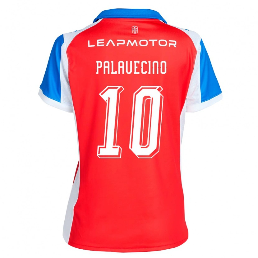 Danxen Dames Matías Palavecino #10 Rood Blauw Uitshirt Uittenue 2026/27 T-Shirt