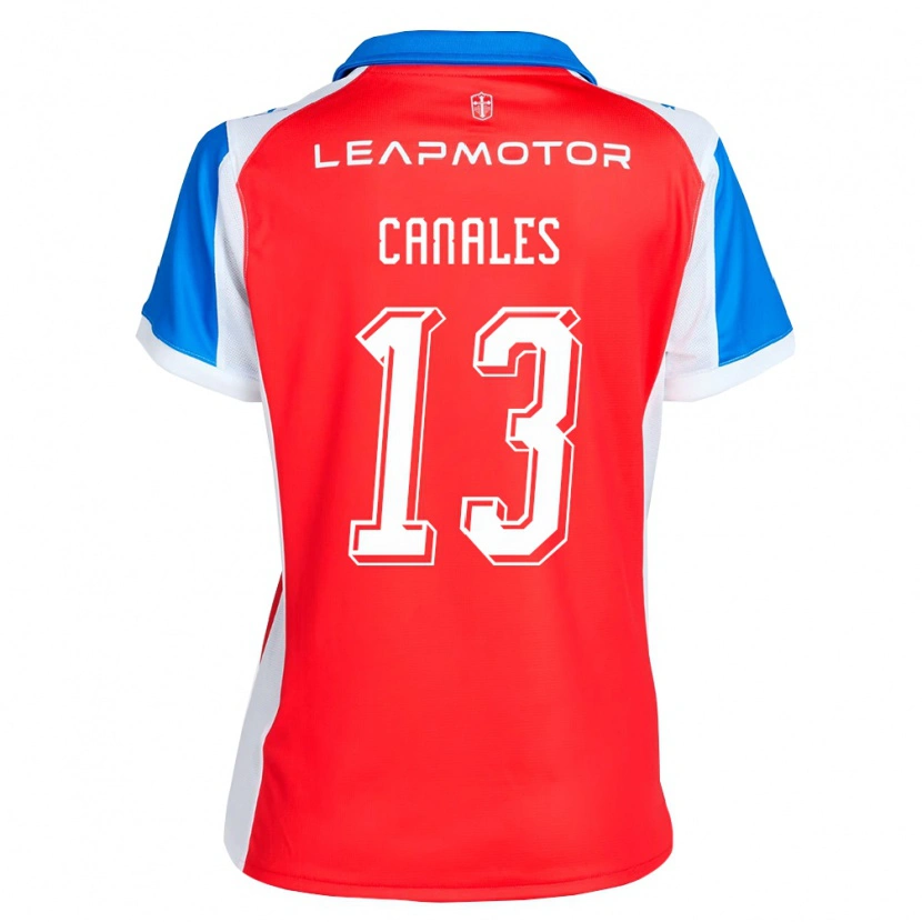 Danxen Dames Alfred Canales #13 Rood Blauw Uitshirt Uittenue 2026/27 T-Shirt