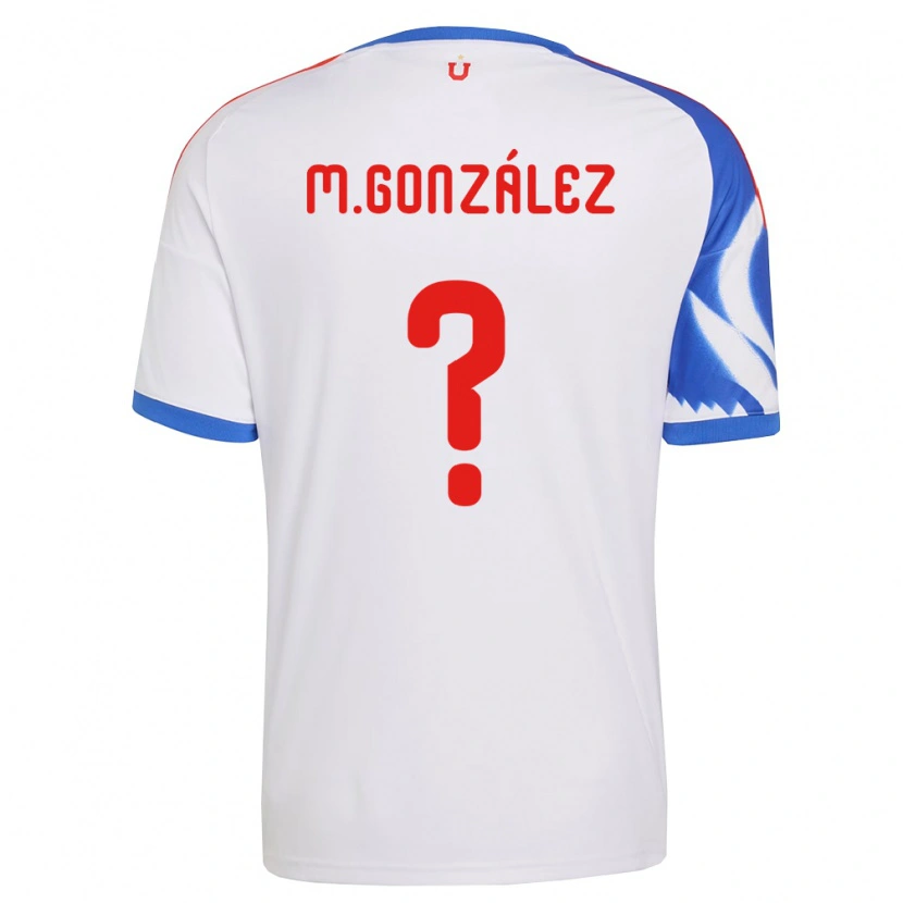 Danxen Dames Matías González #0 Wit Marineblauw Uitshirt Uittenue 2026/27 T-Shirt