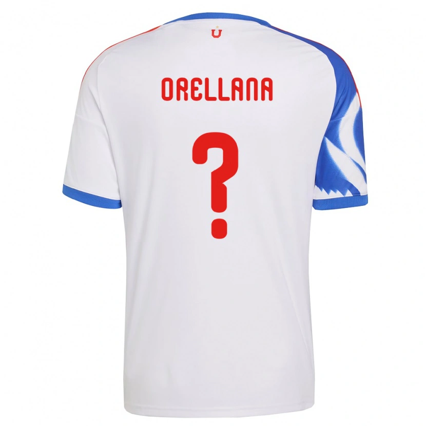 Danxen Dames Bastián Orellana #0 Wit Marineblauw Uitshirt Uittenue 2026/27 T-Shirt