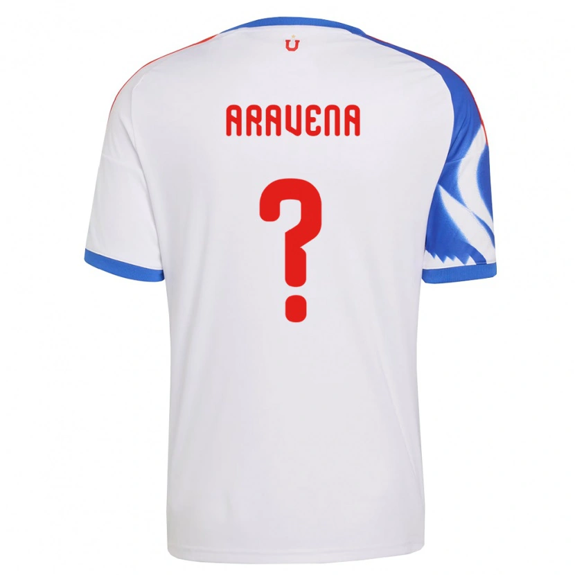 Danxen Dames Benjamín Aravena #0 Wit Marineblauw Uitshirt Uittenue 2026/27 T-Shirt