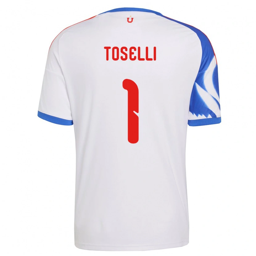 Danxen Dames Cristopher Toselli #1 Wit Marineblauw Uitshirt Uittenue 2026/27 T-Shirt