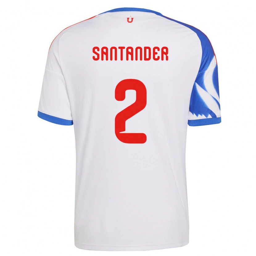 Danxen Dames Constanza Santander #2 Wit Marineblauw Uitshirt Uittenue 2026/27 T-Shirt