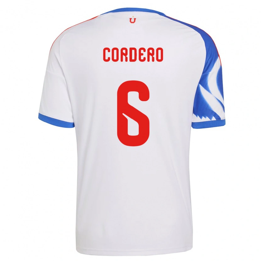 Danxen Dames Renato Cordero #6 Wit Marineblauw Uitshirt Uittenue 2026/27 T-Shirt