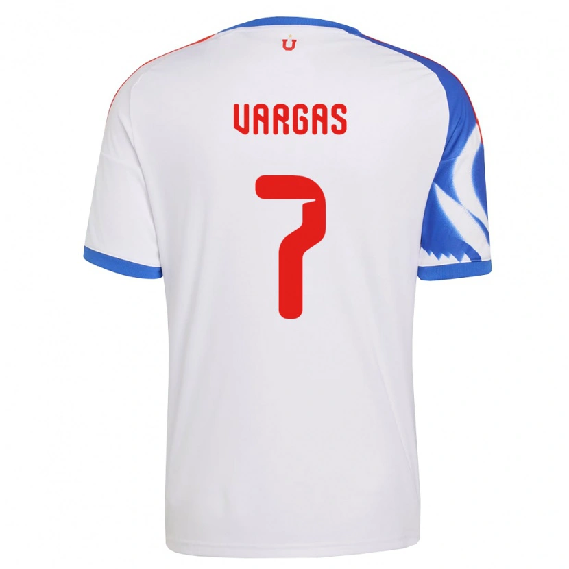 Danxen Dames Jeisson Vargas #7 Wit Marineblauw Uitshirt Uittenue 2026/27 T-Shirt