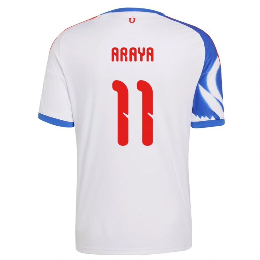 Danxen Dames Fernanda Araya #11 Wit Marineblauw Uitshirt Uittenue 2026/27 T-Shirt