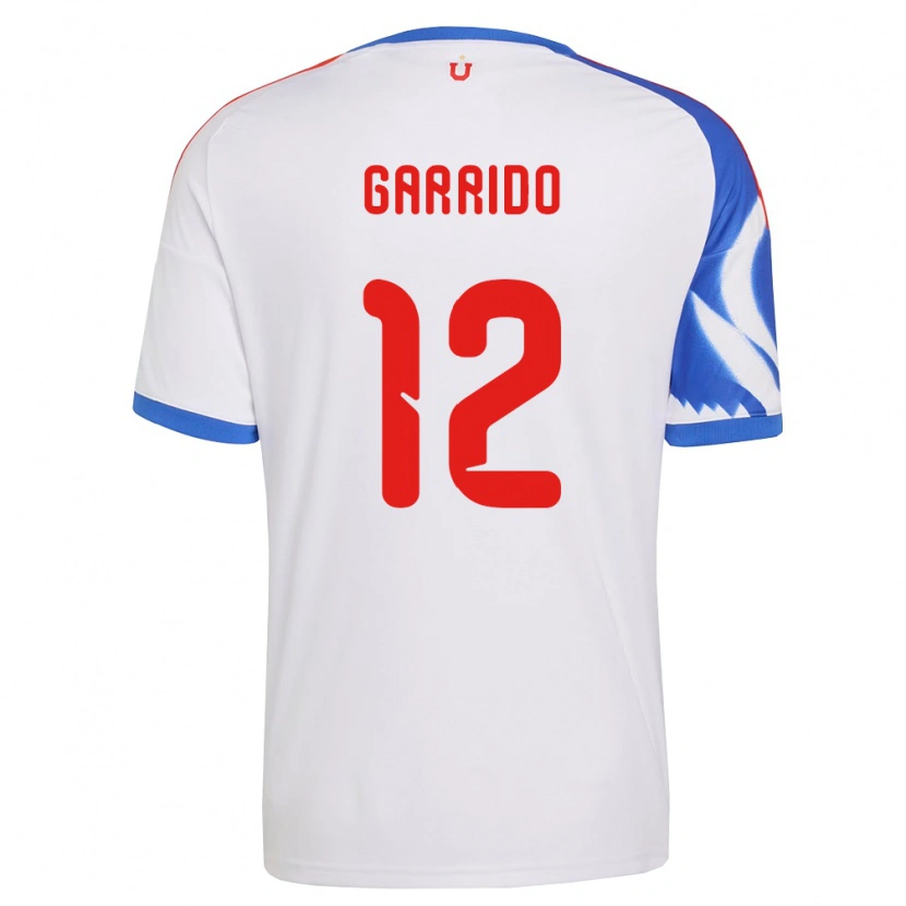 Danxen Dames Pedro Garrido #12 Wit Marineblauw Uitshirt Uittenue 2026/27 T-Shirt