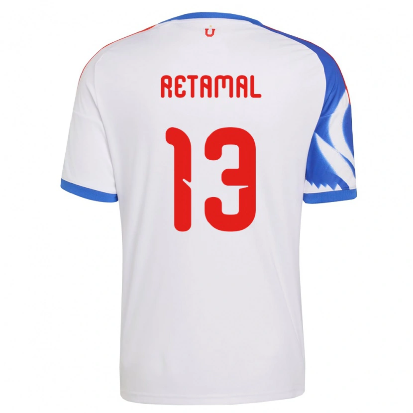 Danxen Dames David Retamal #13 Wit Marineblauw Uitshirt Uittenue 2026/27 T-Shirt