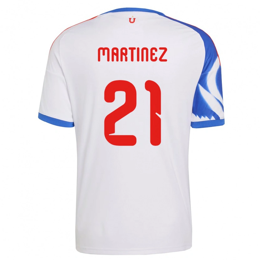 Danxen Dames Maria Martínez #21 Wit Marineblauw Uitshirt Uittenue 2026/27 T-Shirt