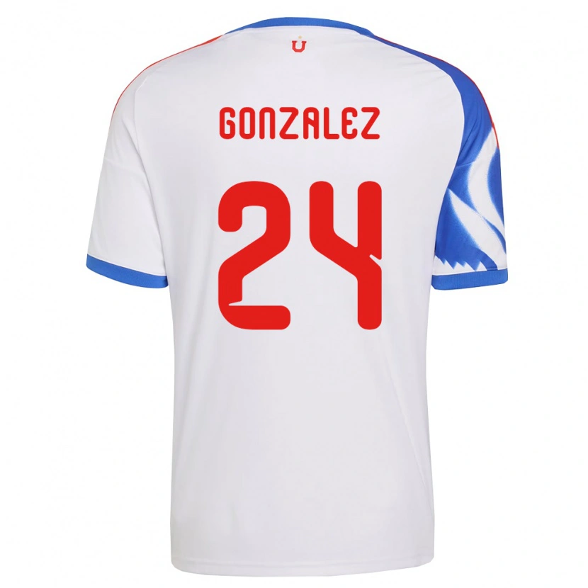 Danxen Dames Emma González #24 Wit Marineblauw Uitshirt Uittenue 2026/27 T-Shirt