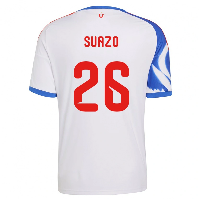 Danxen Dames Gretzel Suazo #26 Wit Marineblauw Uitshirt Uittenue 2026/27 T-Shirt
