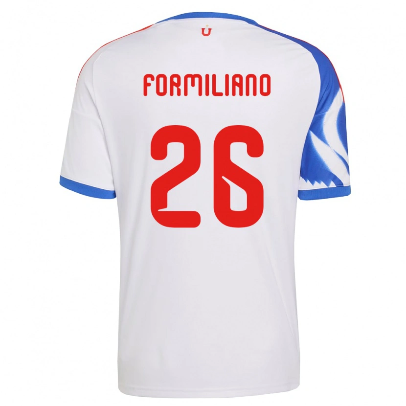 Danxen Dames Fabricio Formiliano #26 Wit Marineblauw Uitshirt Uittenue 2026/27 T-Shirt