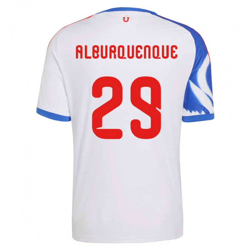 Danxen Dames José Alburquenque #29 Wit Marineblauw Uitshirt Uittenue 2026/27 T-Shirt