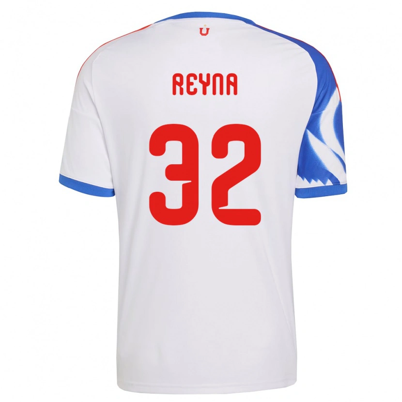 Danxen Dames Gonzalo Reyna #32 Wit Marineblauw Uitshirt Uittenue 2026/27 T-Shirt