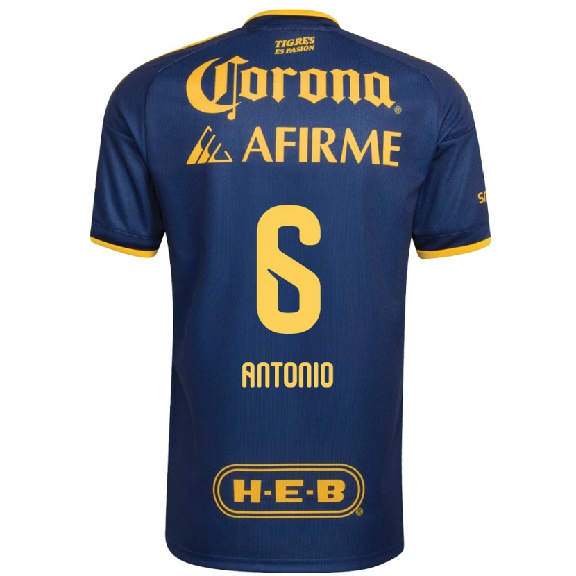 Danxen Dames Nancy Antonio #6 Koninklijk Blauw Geel Uitshirt Uittenue 2026/27 T-Shirt