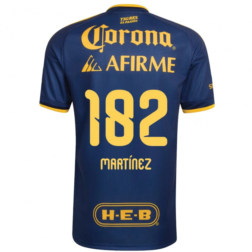 Danxen Dames Saeed Martínez #182 Koninklijk Blauw Geel Uitshirt Uittenue 2026/27 T-Shirt