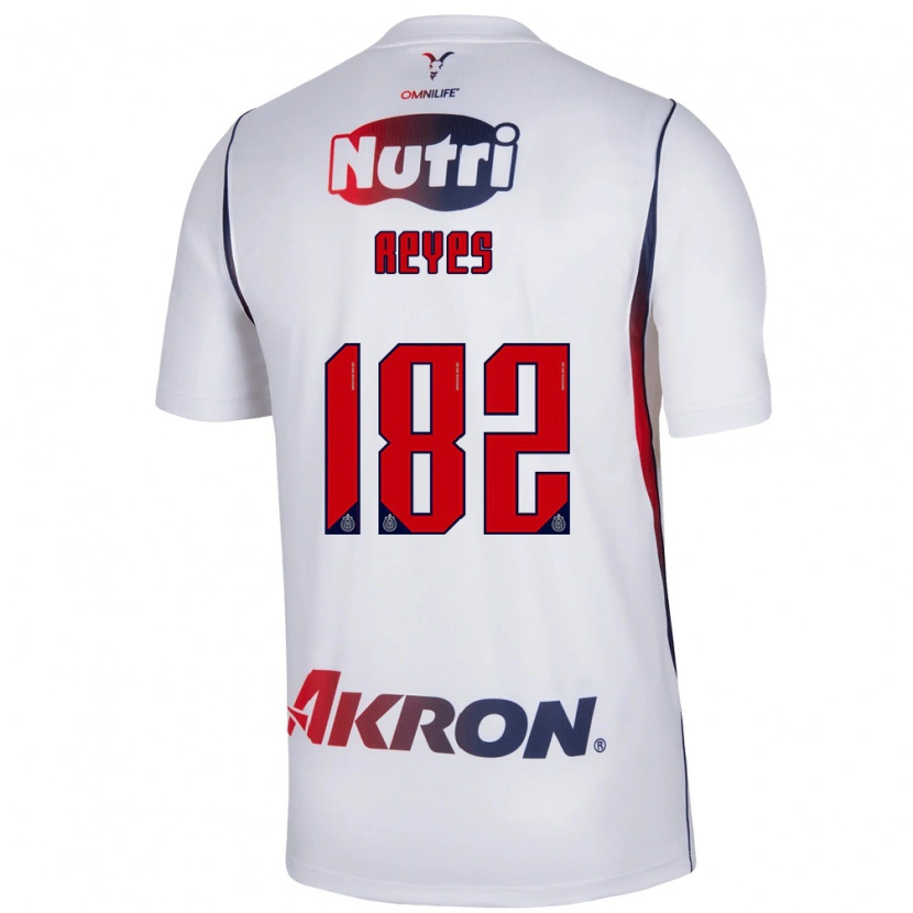 Danxen Dames Mauricio Reyes #182 Wit Marineblauw Rood Uitshirt Uittenue 2026/27 T-Shirt
