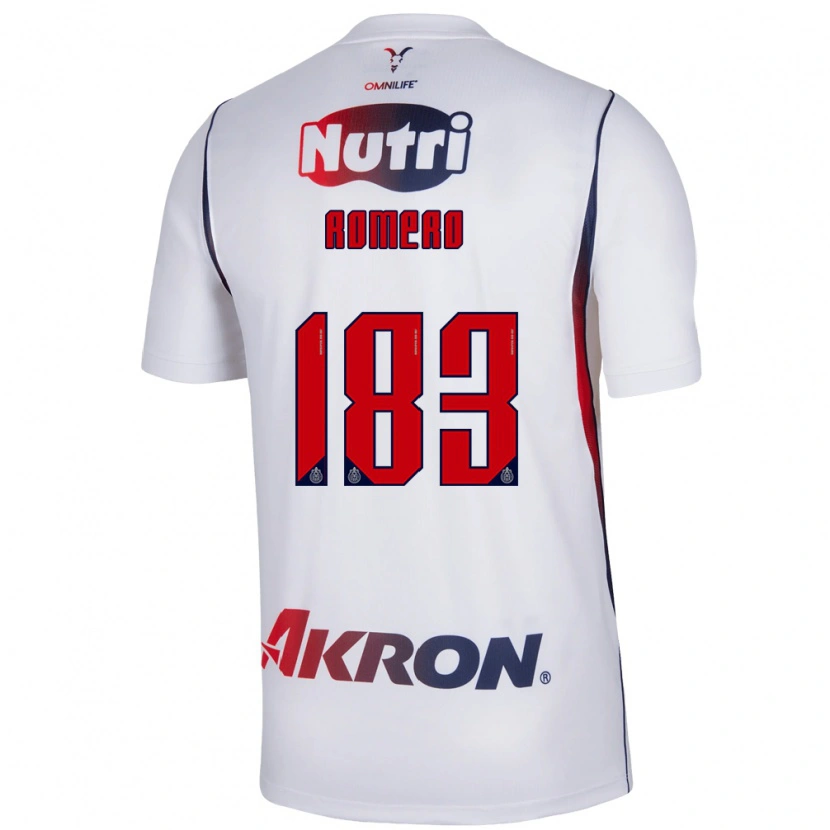 Danxen Dames Javen Romero #183 Wit Marineblauw Rood Uitshirt Uittenue 2026/27 T-Shirt