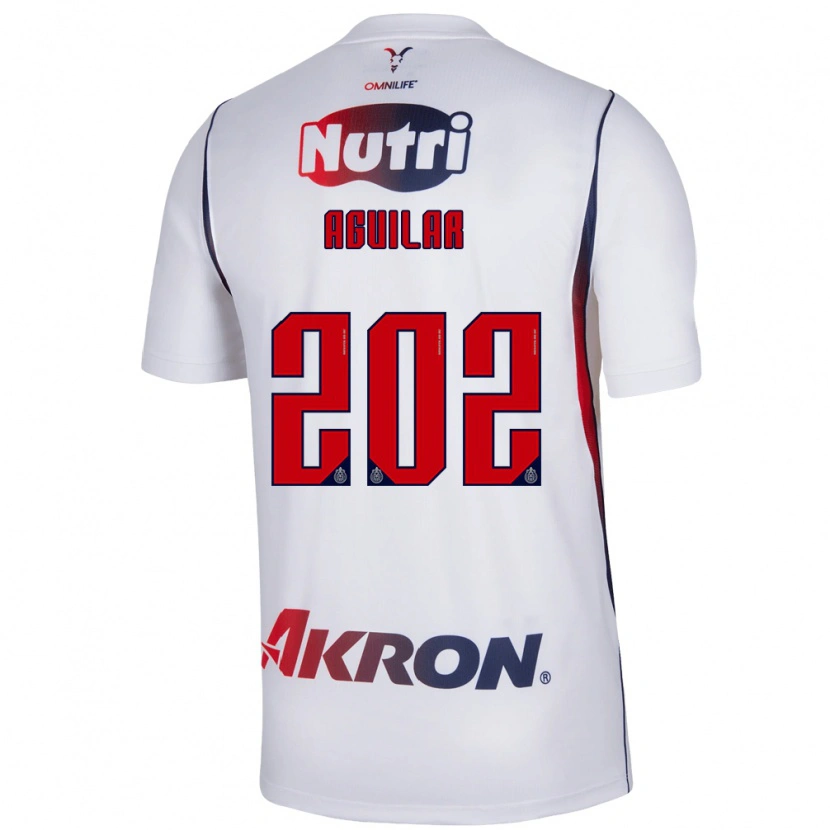 Danxen Dames Erick Aguilar #202 Wit Marineblauw Rood Uitshirt Uittenue 2026/27 T-Shirt