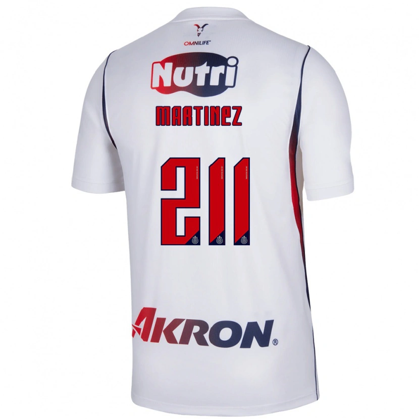Danxen Dames Diego Martínez #211 Wit Marineblauw Rood Uitshirt Uittenue 2026/27 T-Shirt