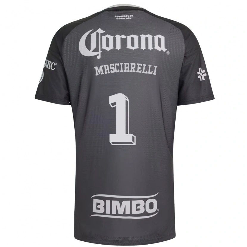 Danxen Dames Renata Masciarelli #1 Grijs Wit Zwart Uitshirt Uittenue 2026/27 T-Shirt
