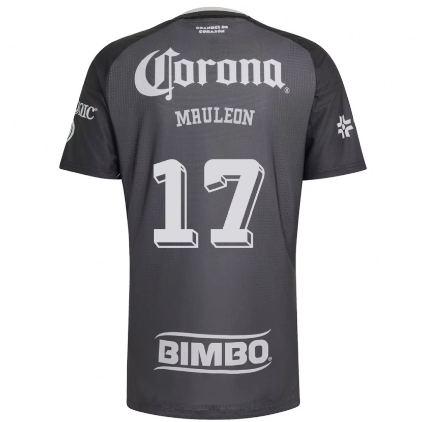 Danxen Dames Natalia Mauleon #17 Grijs Wit Zwart Uitshirt Uittenue 2026/27 T-Shirt