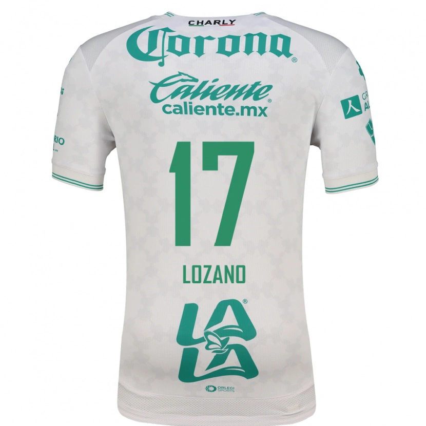 Danxen Dames Esteban Lozano #17 Lichtgroen Wit Uitshirt Uittenue 2026/27 T-Shirt