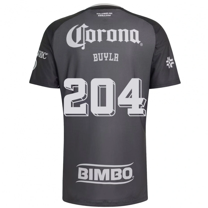 Danxen Dames Hugo Buyla #204 Grijs Wit Zwart Uitshirt Uittenue 2026/27 T-Shirt