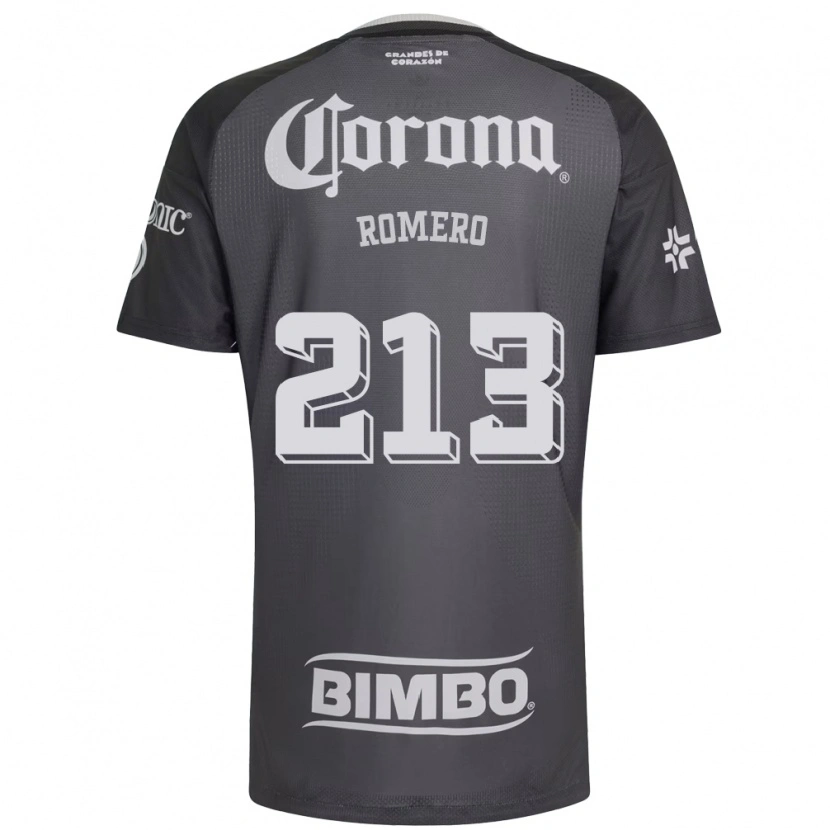Danxen Dames Axel Romero #213 Grijs Wit Zwart Uitshirt Uittenue 2026/27 T-Shirt