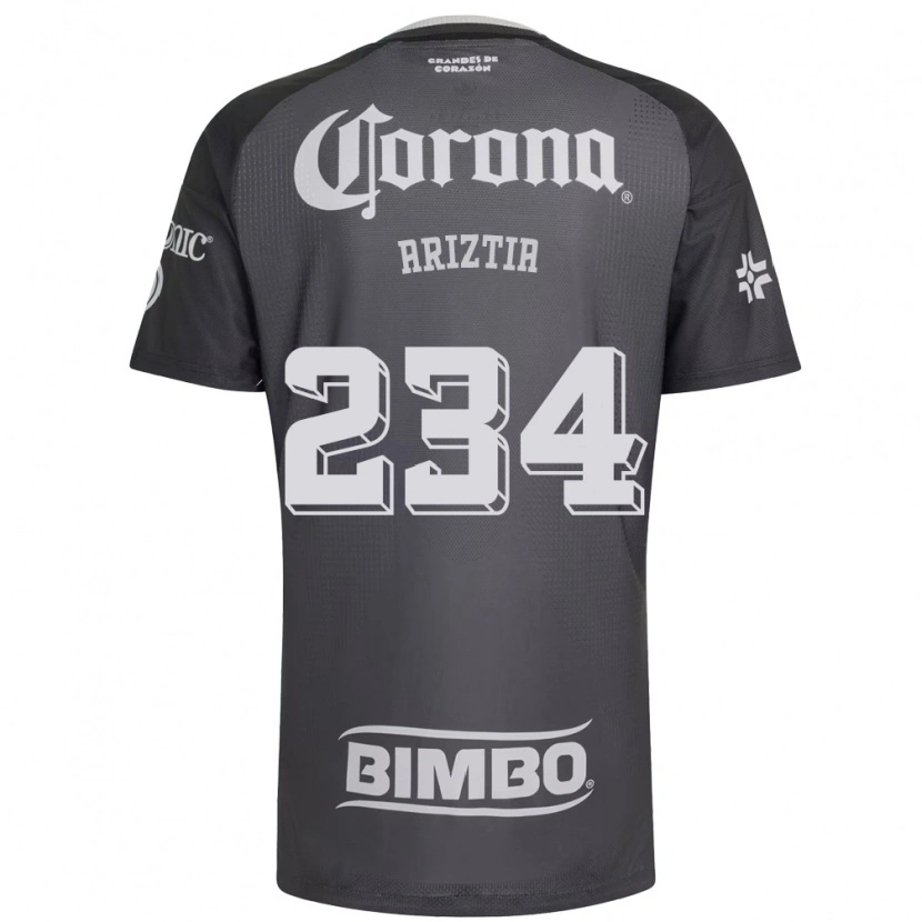 Danxen Dames Íñigo Ariztia #234 Grijs Wit Zwart Uitshirt Uittenue 2026/27 T-Shirt