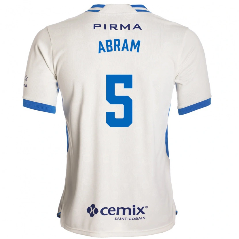 Danxen Dames Luis Abram #5 Wit Blauw Rood Uitshirt Uittenue 2026/27 T-Shirt
