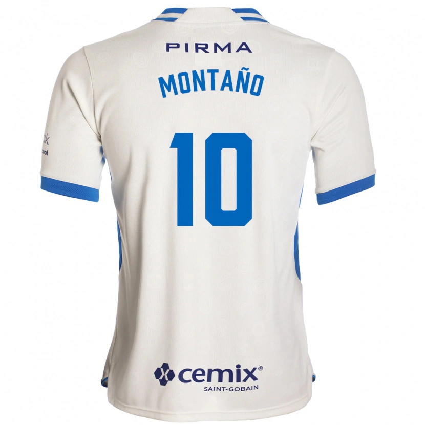 Danxen Dames Andrés Montaño #10 Wit Blauw Rood Uitshirt Uittenue 2026/27 T-Shirt