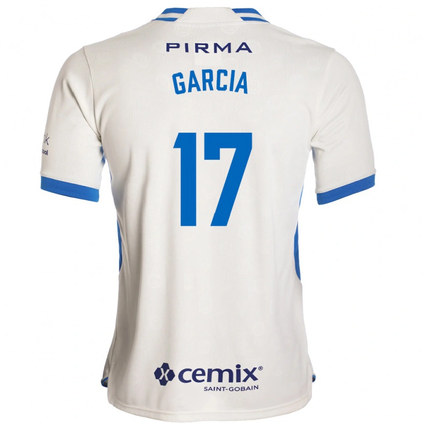 Danxen Dames Amaury García #17 Wit Blauw Rood Uitshirt Uittenue 2026/27 T-Shirt
