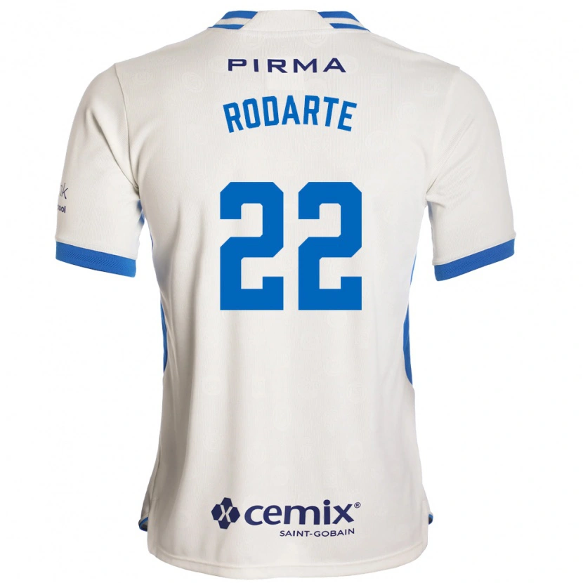 Danxen Dames Jorge Rodarte #22 Wit Blauw Rood Uitshirt Uittenue 2026/27 T-Shirt
