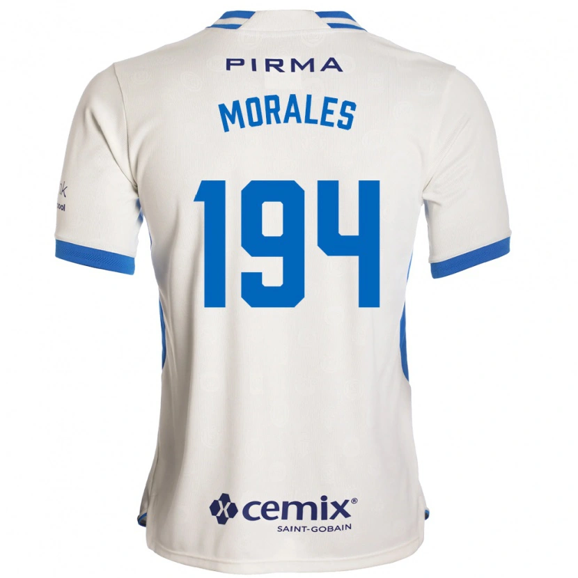 Danxen Dames Amaury Morales #194 Wit Blauw Rood Uitshirt Uittenue 2026/27 T-Shirt
