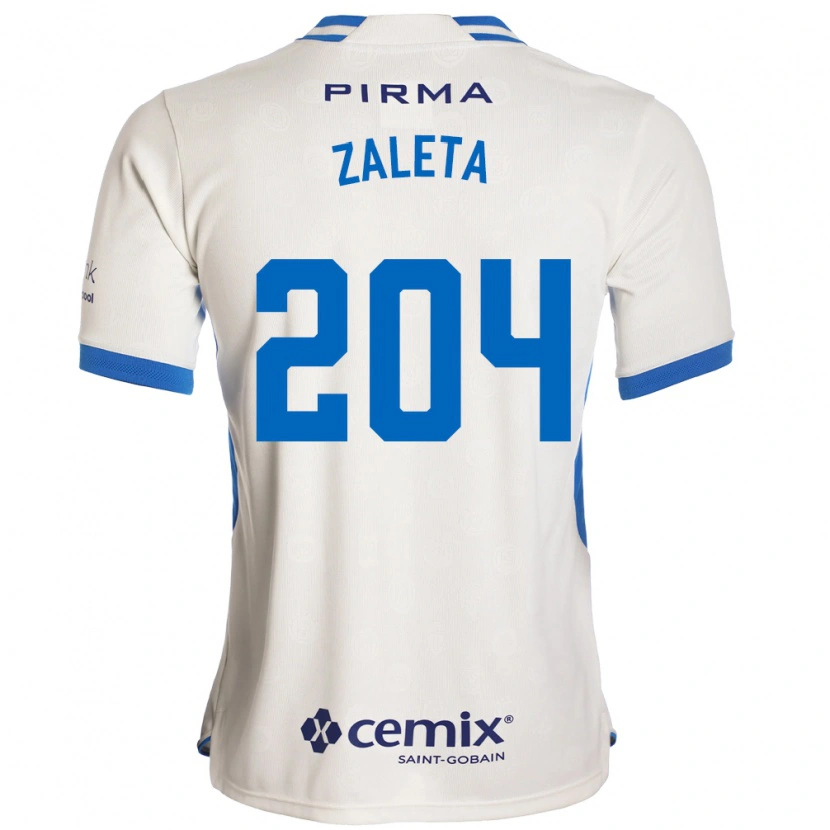Danxen Dames Mauro Zaleta #204 Wit Blauw Rood Uitshirt Uittenue 2026/27 T-Shirt