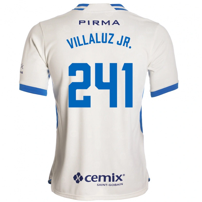 Danxen Dames César Villaluz Jr. #241 Wit Blauw Rood Uitshirt Uittenue 2026/27 T-Shirt