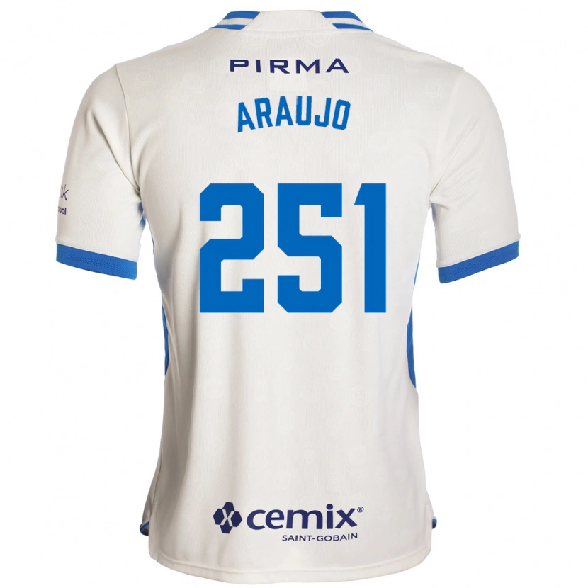 Danxen Dames Francisco Araujo #251 Wit Blauw Rood Uitshirt Uittenue 2026/27 T-Shirt