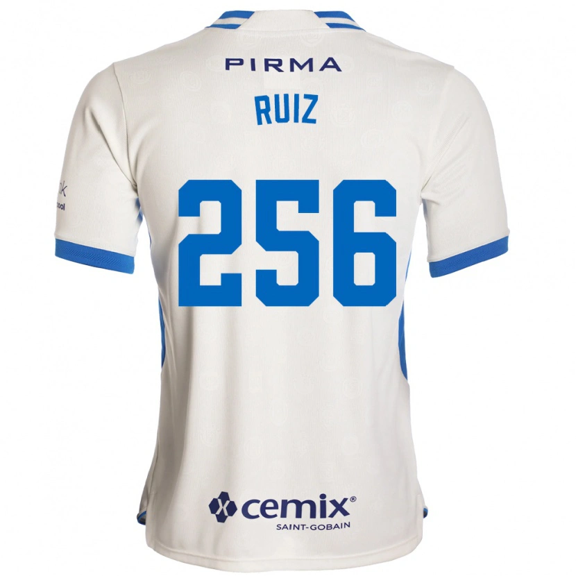 Danxen Dames Fernando Ruiz #256 Wit Blauw Rood Uitshirt Uittenue 2026/27 T-Shirt