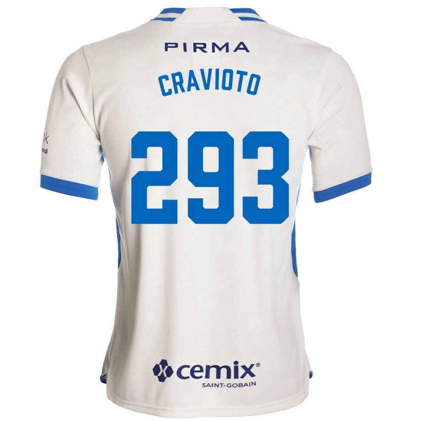 Danxen Dames Aldo Cravioto #293 Wit Blauw Rood Uitshirt Uittenue 2026/27 T-Shirt